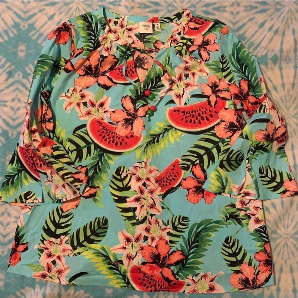 Rafaella tropical tunic medium